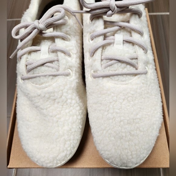 Allbirds Mens' Wool Runner Fluff Running Shoes ~WHITE ~Size 11 **NEW - Picture 4 of 12